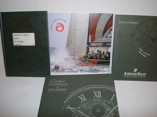 Audemars Piguet Alingui America´s Cup "SOLD" Audemars Piguet Alingui America´s Cup "SOLD"