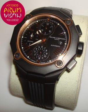 Baume & Mercier Riviera Steel & Pink Gold "SOLD"
