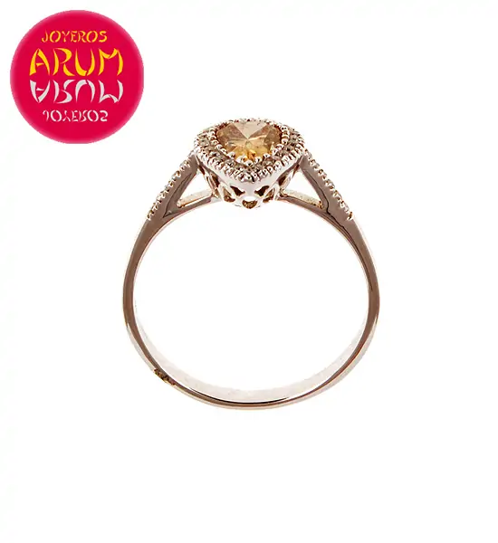 White Gold Ring with Brilliants 0,81 and 0,18 cts. RAJ367