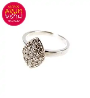 White Gold Ring with Brilliants 0.55 cts RAJ371