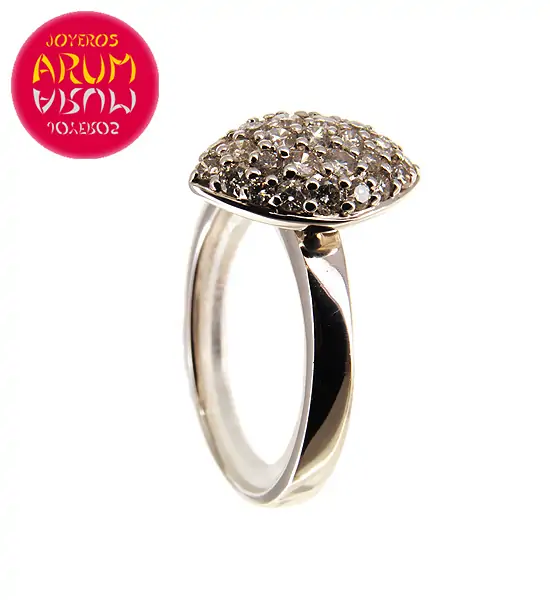 White Gold Ring with Brilliants 0.55 cts RAJ371