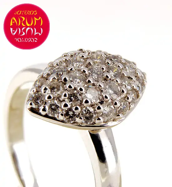 White Gold Ring with Brilliants 0.55 cts RAJ371