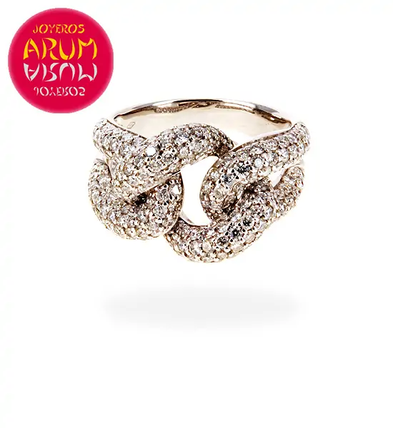 White Gold Ring with Brilliants 3.26 cts. RAJ376