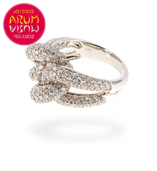 White Gold Ring with Brilliants 3.26 cts. RAJ376