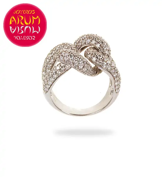 White Gold Ring with Brilliants 3.26 cts. RAJ376