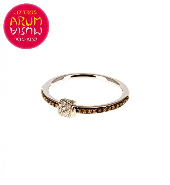 White Gold Ring with Brilliants 0,24 ct. RAC381 "SOLD"