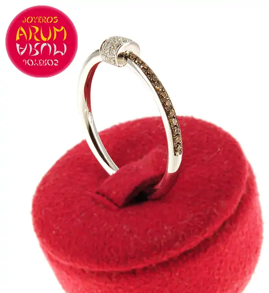 White Gold Ring with Brilliants 0,24 ct. RAC381 "SOLD"