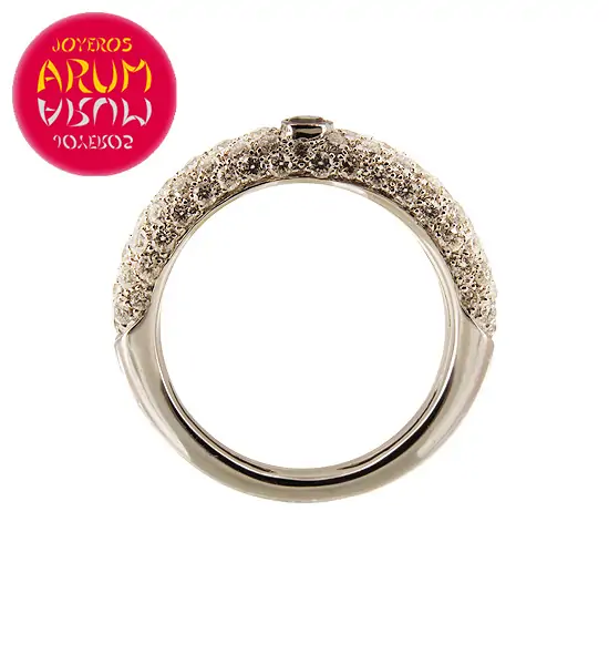 White Gold Ring with Brilliants 1.12 cts RAJ386
