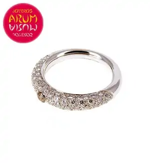 White Gold Ring with Brilliants 1.12 cts RAJ392