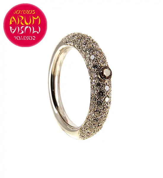 White Gold Ring with Brilliants 1.12 cts RAJ392