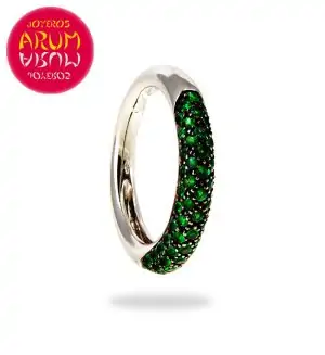 White Gold Ring with Emeralds 0.79 cts. "SOLD"