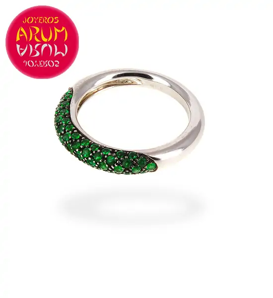 White Gold Ring with Emeralds 0.79 cts. "SOLD"