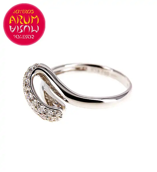White Gold Ring with Brilliants 0.49 cts. RAJ421