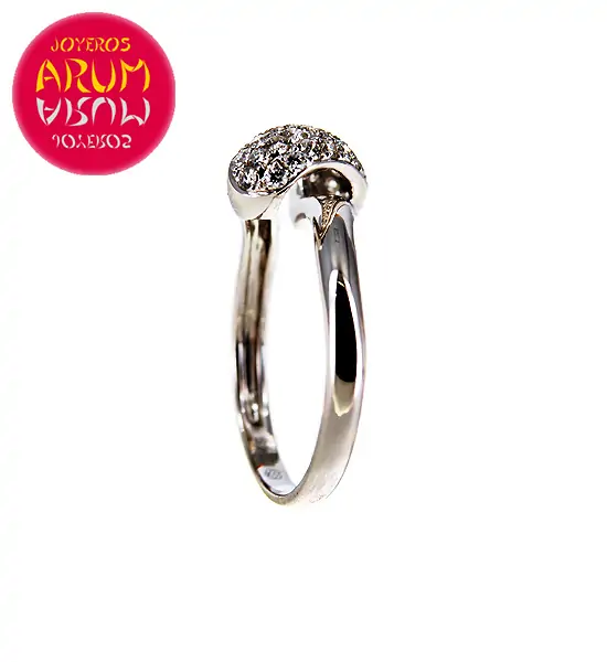 White Gold Ring with Brilliants 0.49 cts. RAJ421