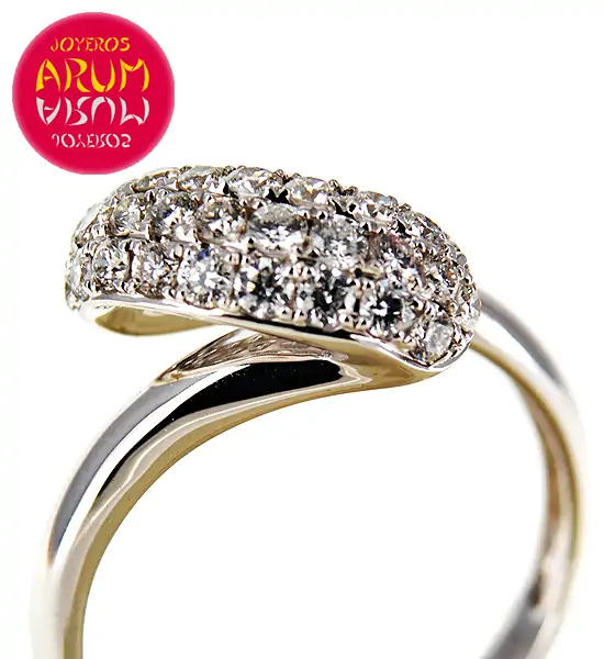 White Gold Ring with Brilliants 0.49 cts. RAJ421