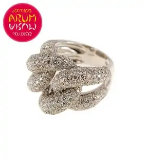White Gold Ring with Brilliants 4.53 cts. RAJ422