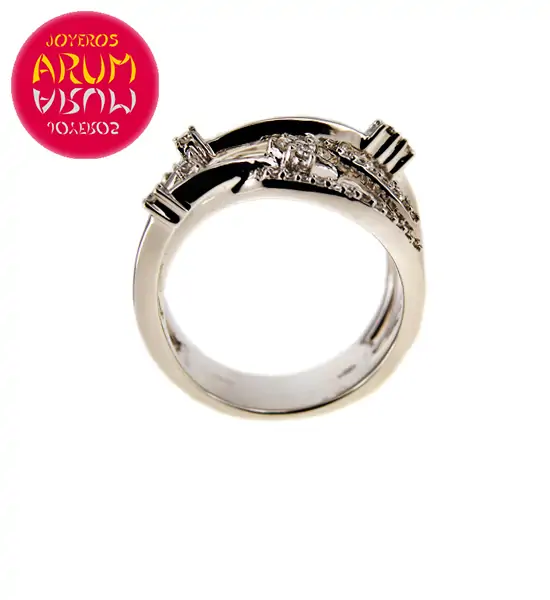 White Gold Ring with Brilliants 0.44 qts. RAJ427