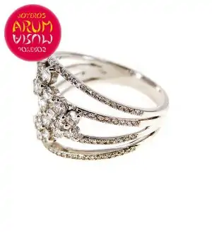 White Gold Ring with Brilliants 1.16 cts. RAJ438