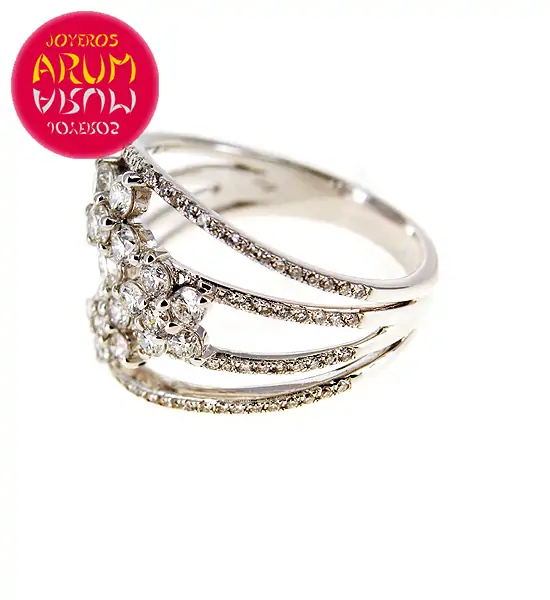 White Gold Ring with Brilliants 1.16 cts. RAJ438