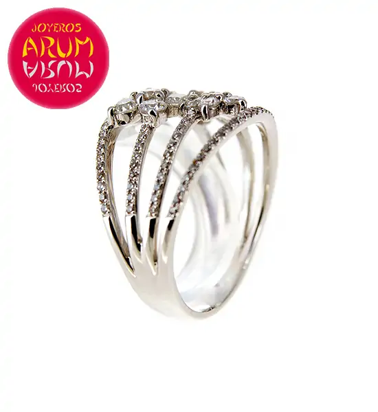 White Gold Ring with Brilliants 1.16 cts. RAJ438