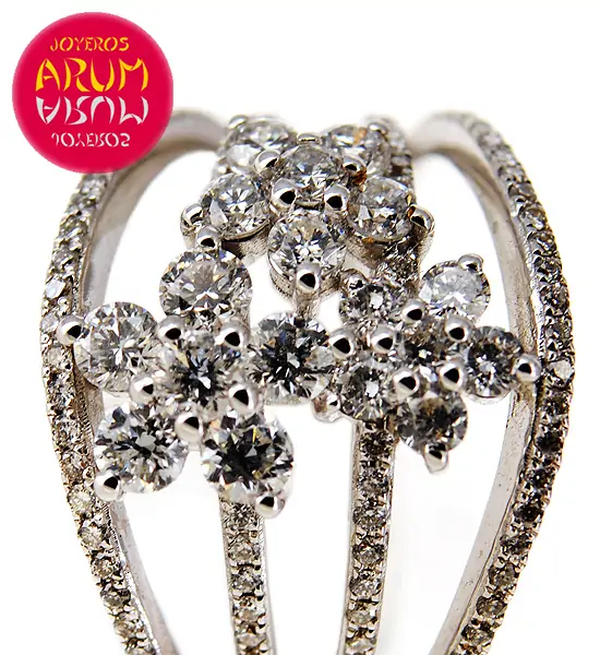 White Gold Ring with Brilliants 1.16 cts. RAJ438