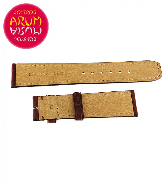 Baume & Mercier Strap Brown Crocodile Leather 20 - 18 RAC107