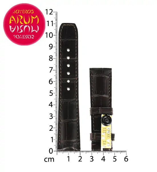 Baume & Mercier Brown Crocodile Leather RAC 20 - 18 RAC108 "SOLD