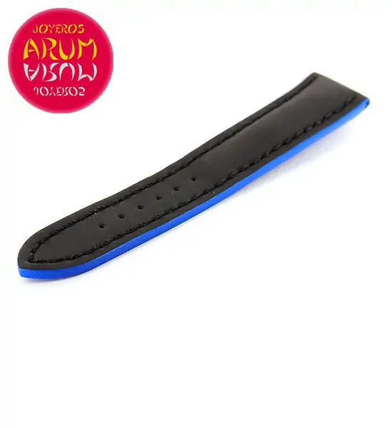 Breitling Leather Strap Black Blue 223X 20 - 18 "SOLD"