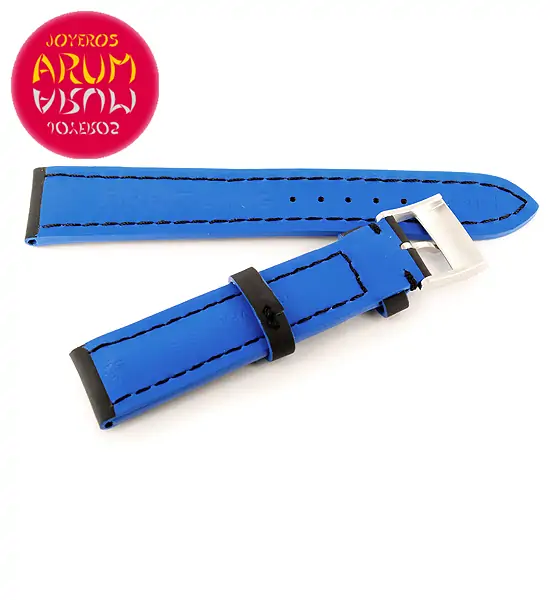 Breitling Leather Strap Black Blue 223X 20 - 18 "SOLD"