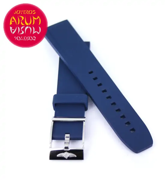 Strap Breitling blue rubber 22-20 "SOLD"