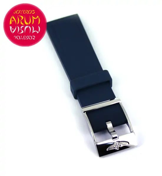 Strap Breitling blue rubber 22-20 "SOLD"