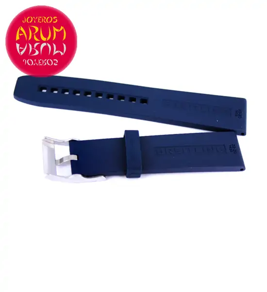 Strap Breitling blue rubber 22-20 "SOLD"