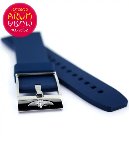 Strap Breitling blue rubber 22-20 "SOLD"