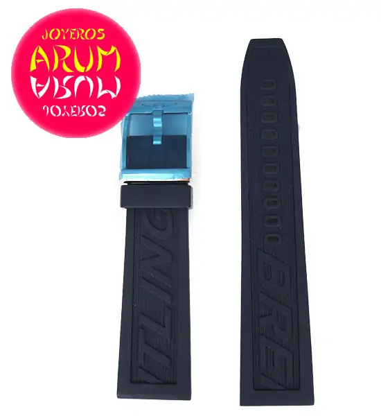 Breitling rubber strap logo 24-20 "SOLD"