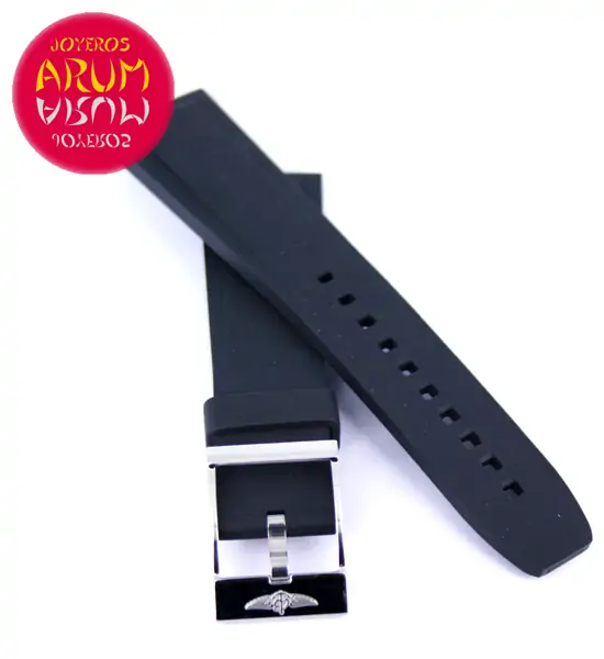 Strap Breitling Black rubber 22-20 "SOLD"