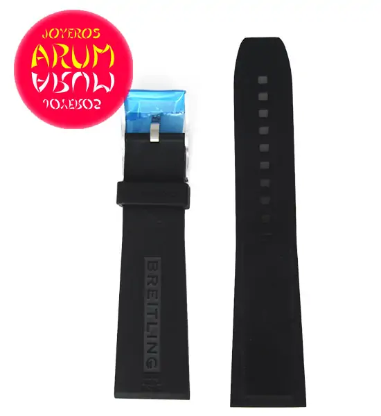 Breitling rubber strap Black  24-20