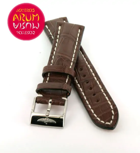 Breitling Brown Cocodrile Strap 20- 18 "SOLD"