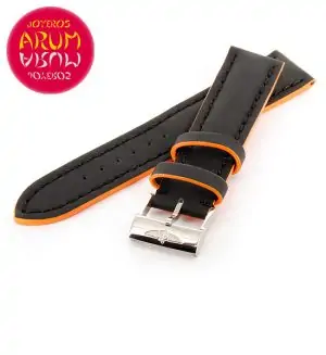 Breitling Strap Black Orange Leather 20 - 18 "SOLD"