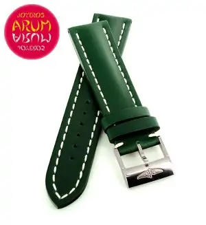 Breitling Strap Green Leather 22 - 20 "SOLD"
