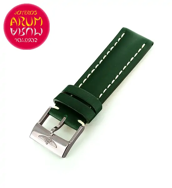 Breitling Strap Green Leather 22 - 20 "SOLD"