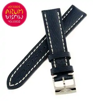 Breitling Strap Blue Leather Striped 20 - 18 RAC34 "SOLD"