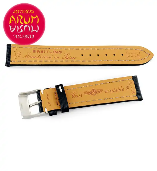 Breitling Strap Blue Leather Striped 20 - 18 RAC34 "SOLD"