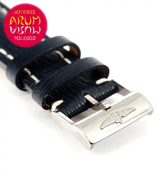Breitling Strap Blue Leather Striped 20 - 18 RAC34 "SOLD"