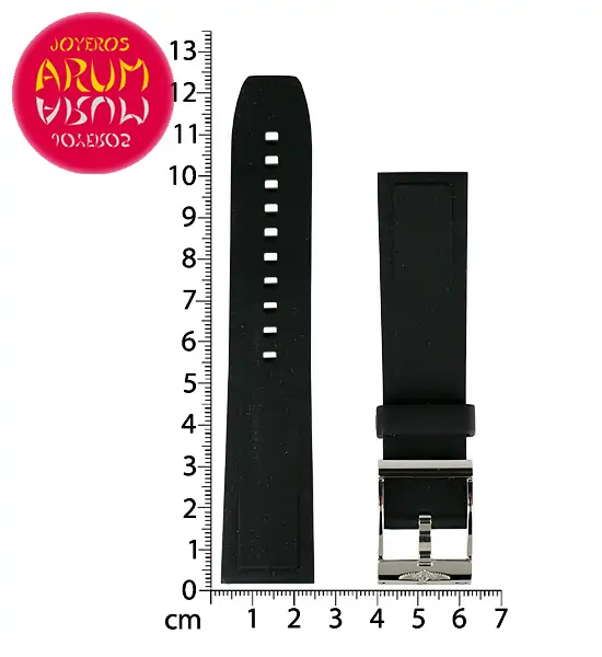 Breitling Strap Black Rubber 22 - 20 RAC37 "SOLD"