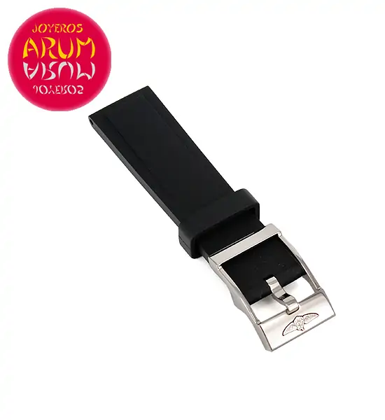 Z Breitling Strap Black Rubber 20 - 18 RAC53 "SOLD"