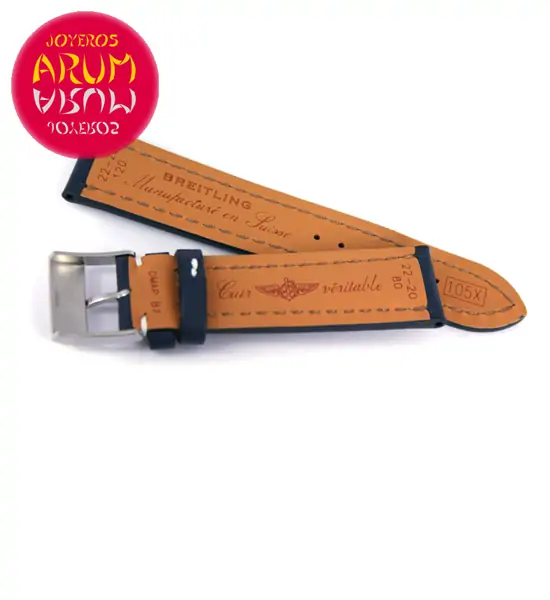 Breitling Strap Blue Leather 22 - 20 "SOLD"