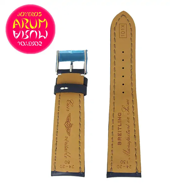 Breitling Strap Blue Leather 24 - 20 "SOLD"