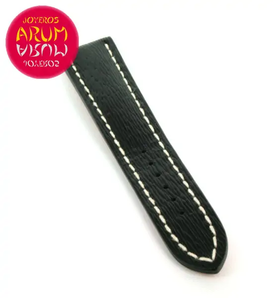 Breitling Strap Black Striped Leather 20 -18 "SOLD"