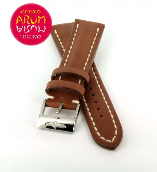Breitling Strap Brown Leather 20 - 18