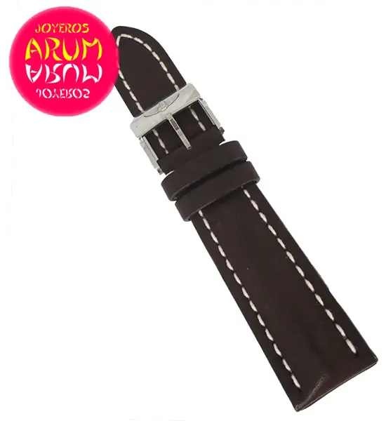 Breitling Strap Brown Leather 24 - 20